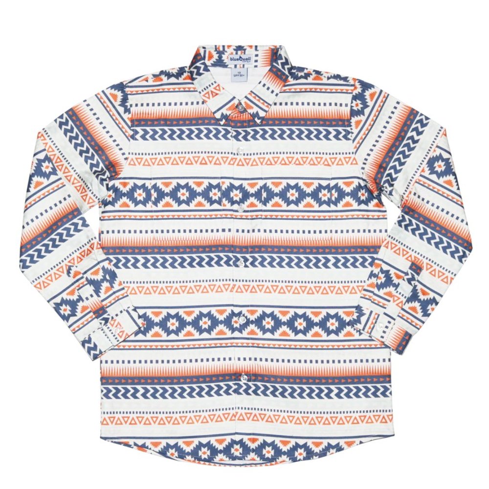 BlueQuail Boys' Aztec Shacket